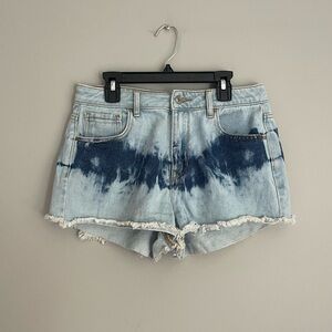 PacSun Tie-Dye High Rise Festival Shorts